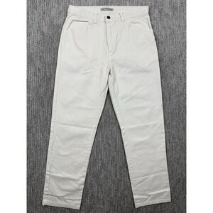 Every Other Thursday Jeans Relaxed Straight  Mens Size 32x31 USA Made Cream